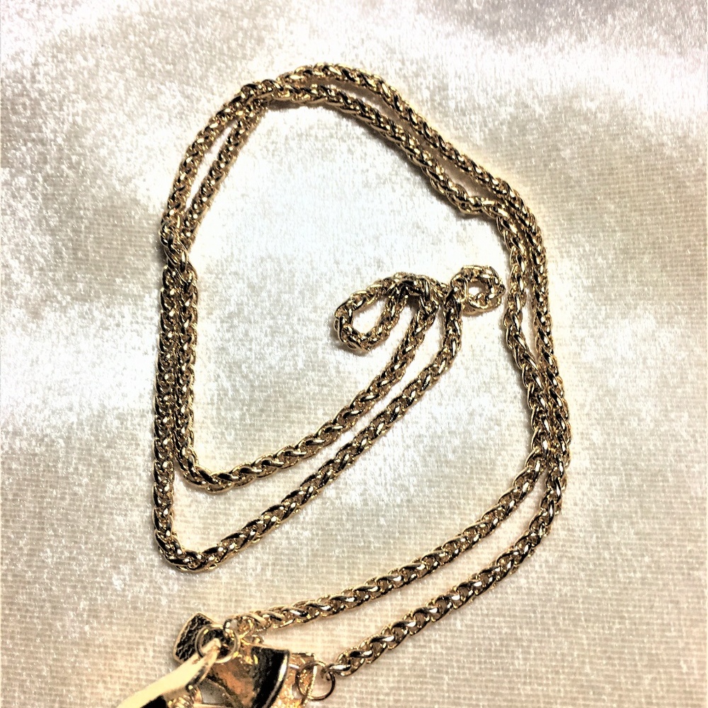 Shiny Gold Plated Eyeglass Chain #1322